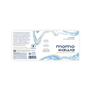 Momokawa “Silver” front label