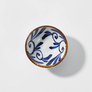 “Shohogama” Somekarakusa Sakazuki Cup, top view